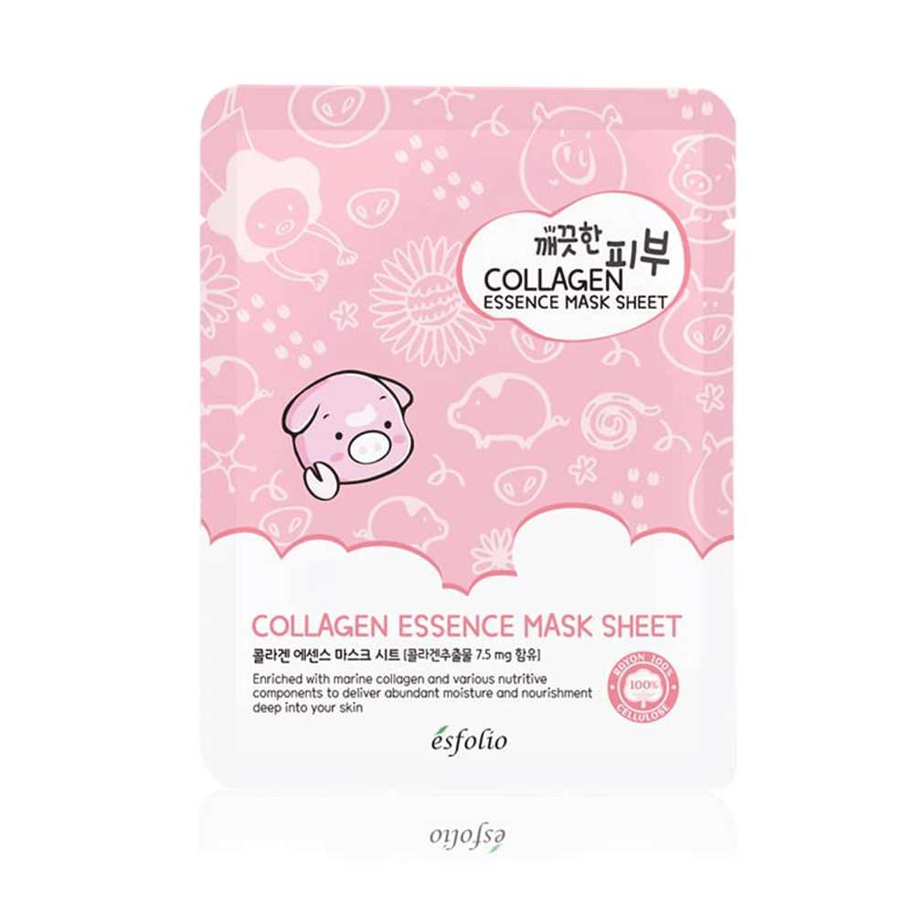 (NEWA) esfolio Pure Skin Collagen Essence Mask Sheet 25ml * 10pcs - DODOSKIN