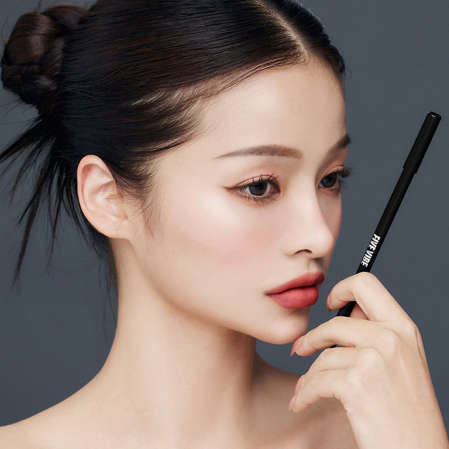 FIVE VIBE Soft Hard Make Up Pencil Brown 1g