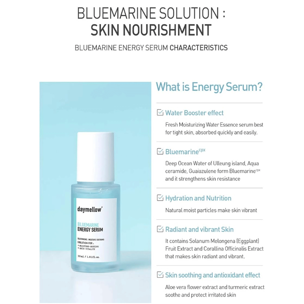 Daymellow Bluemarine Energy Serum 30ml - KLO