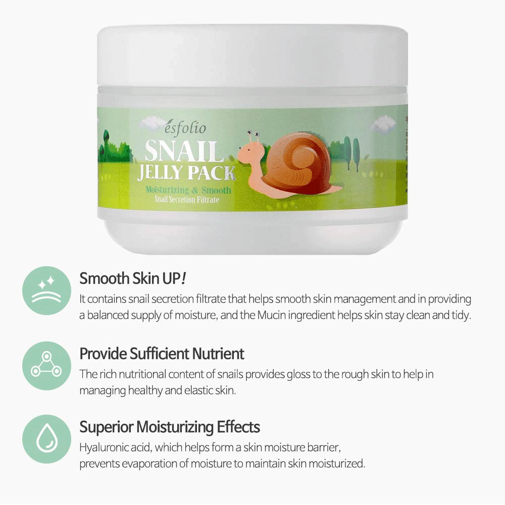 esfolio Snail Jelly Pack 100g - DODOSKIN