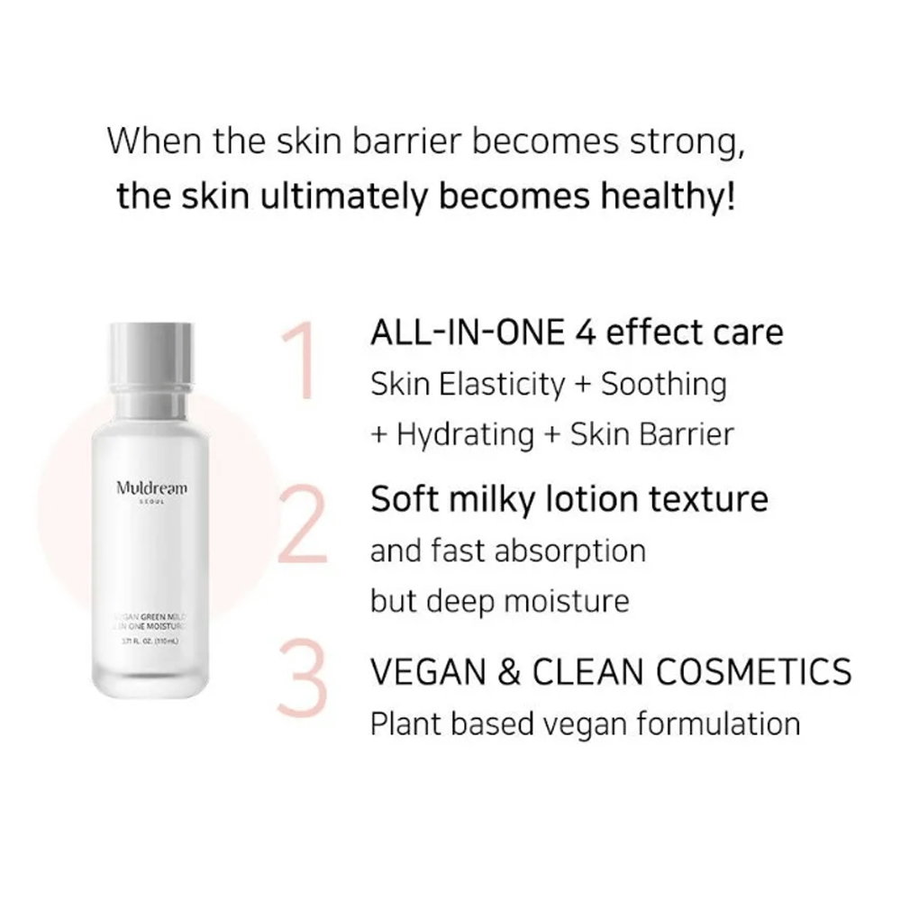 (NEWA) Muldream Vegan Green Mild All In One Moisturizer 110ml - KLO
