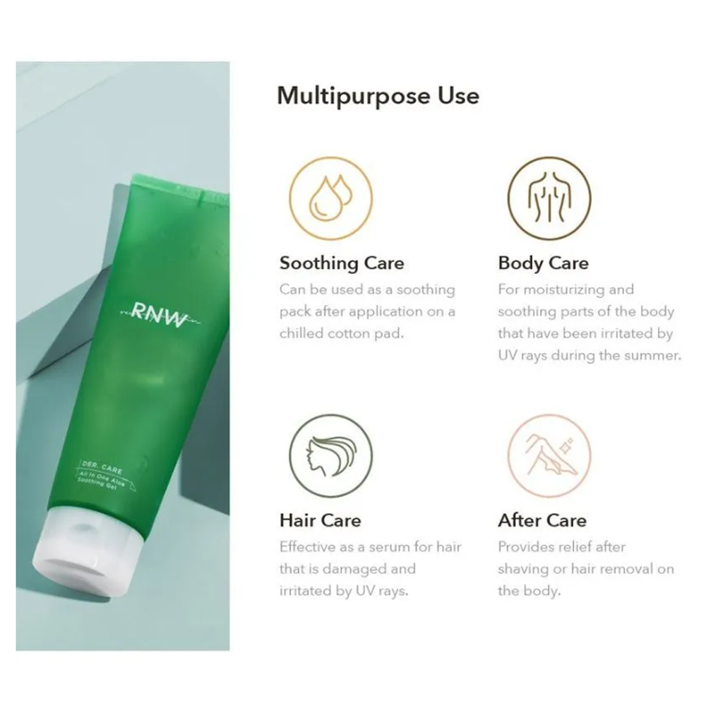 RNW DER. CARE All In One Aloe Soothing Gel 250ml - KLO