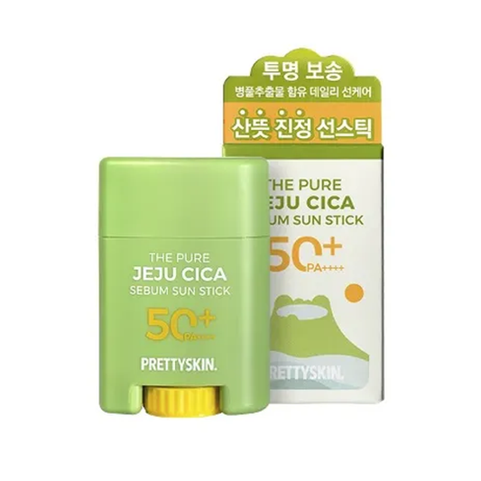 Pretty skin The Pure Jeju Cica Sebum Sun Stick 18g - DODOSKIN