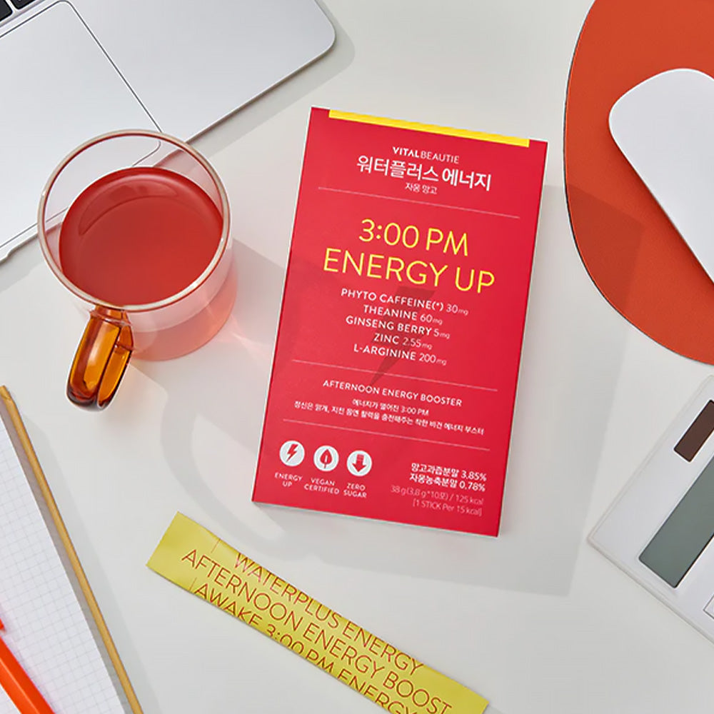 VITALBEAUTIE Water Plus Energy Grapefruit Mango 10 Sticks