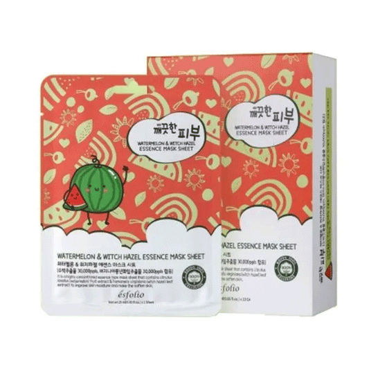 esfolio Watermelon & Witch Hazel Essence Mask Sheet 25ml *10ea - DODOSKIN