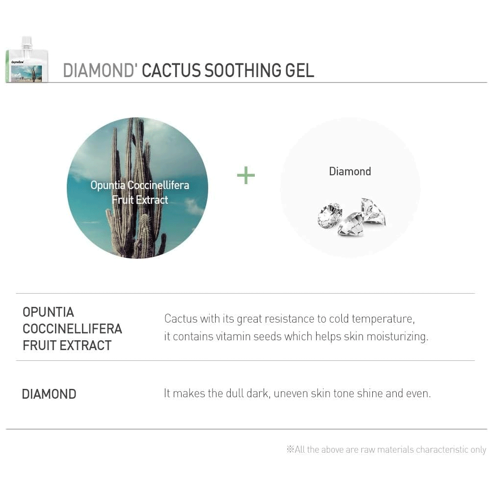 Daymellow Diamond Cactus Soothing Gel 300g - KLO