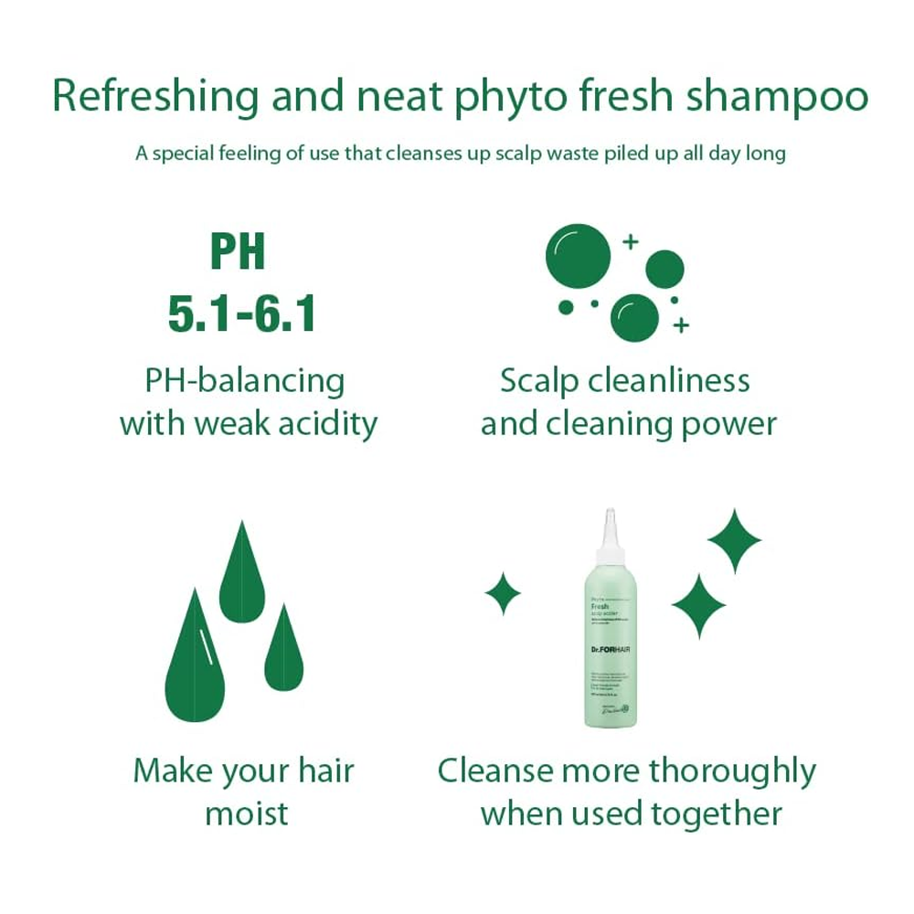 DR.FORHAIR Phyto Fresh Oily Shampoo 500ml - KLO