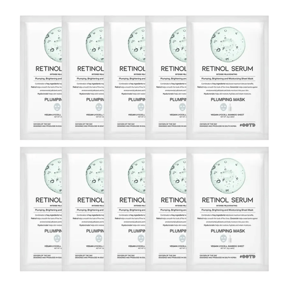 OOTD Retinol Serum Plumping Mask 25g *10ea - KLO