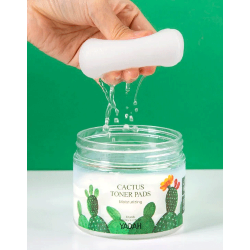 (NEWA) YADAH Cactus Toner Pads 60 pads - KLO