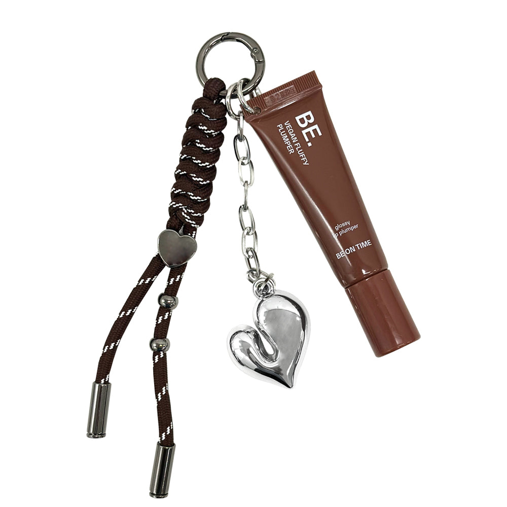 Be On Time Vegan Fluffy Plumper Keyring Set 4 Colors