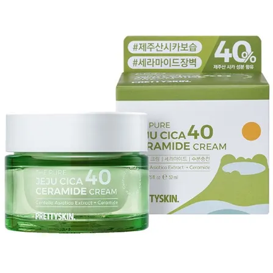 Pretty skin The Pure Jeju Cica 40 Ceramide Cream 52ml - DODOSKIN
