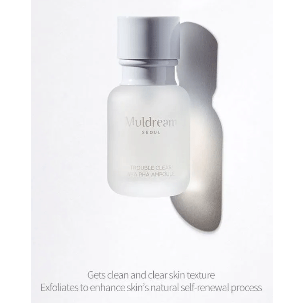 (NEWA) Muldream Trouble Clear AHA PHA Ampoule 55ml - KLO