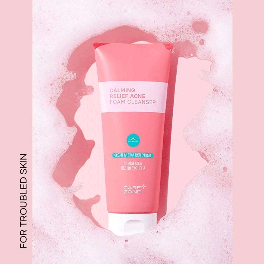 CAREZONE Calming Relief Acne Foam 200ml - KLO