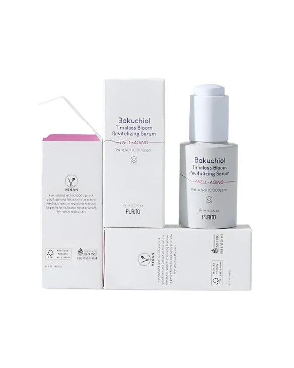 PURITO Bakuchiol Timeless Bloom Revitalizing Serum 30ml - DODOSKIN