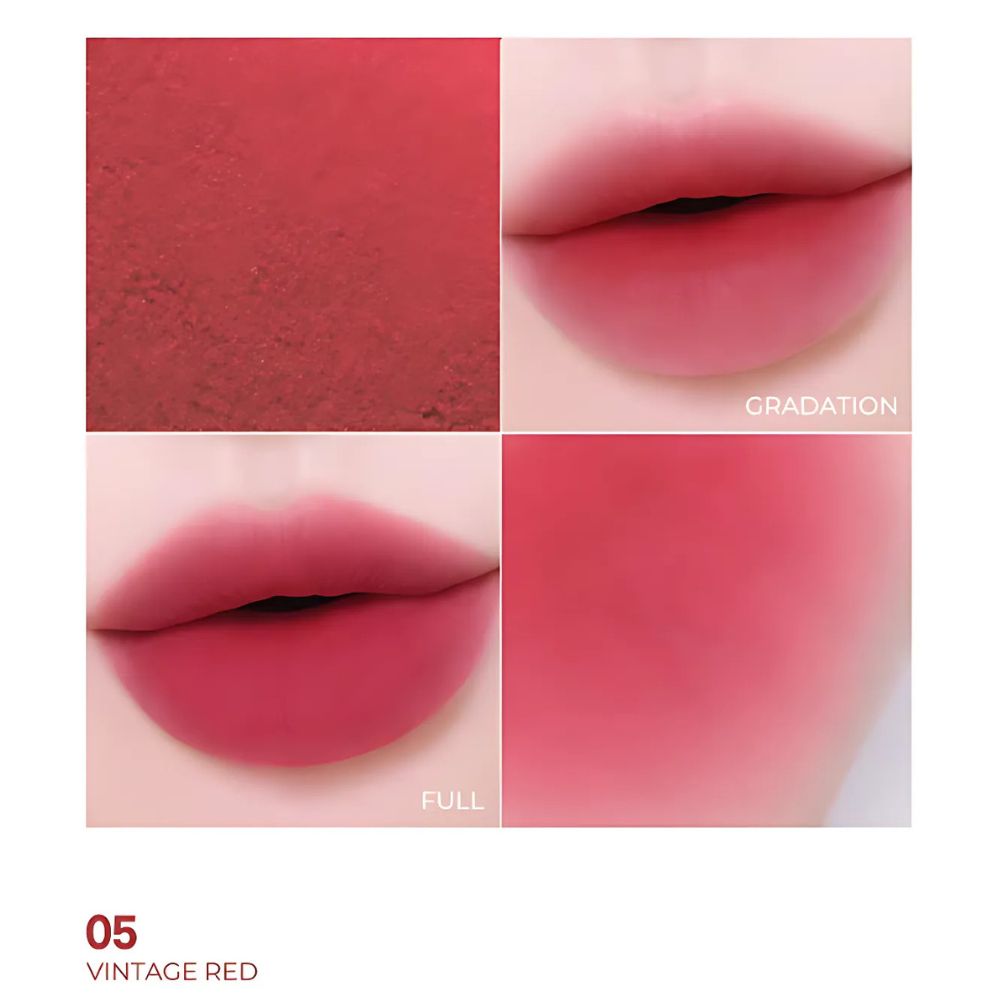 colorgram Nude Blur Tint 5g in 05 Vintage Red Shade.