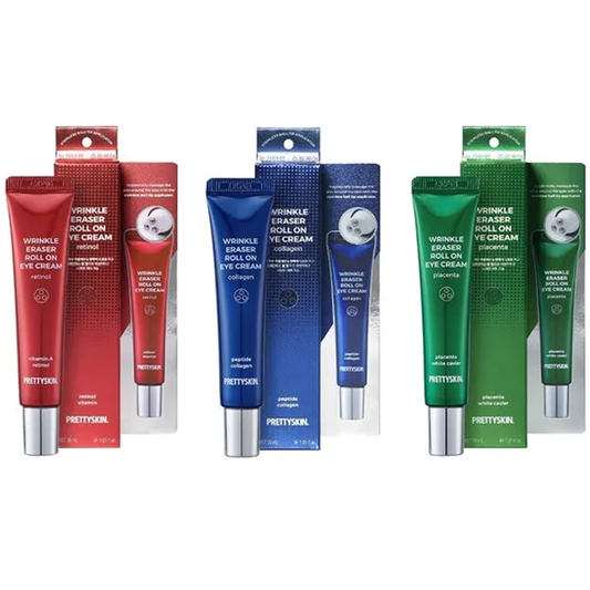 Pretty skin Wrinkle Eraser Roll On Eye Cream 30ml - 3 Types - DODOSKIN
