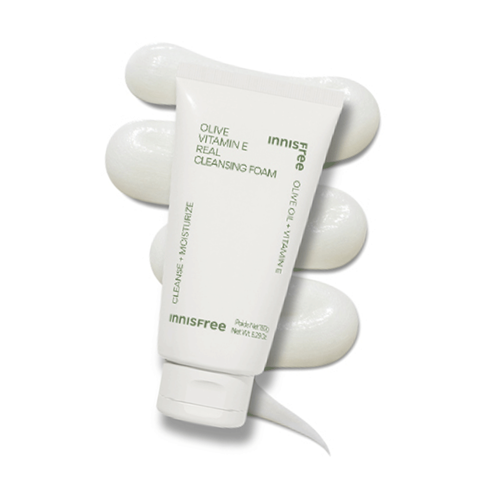Innisfree Olive Vitamin E Real Cleansing Foam 150g - KLO