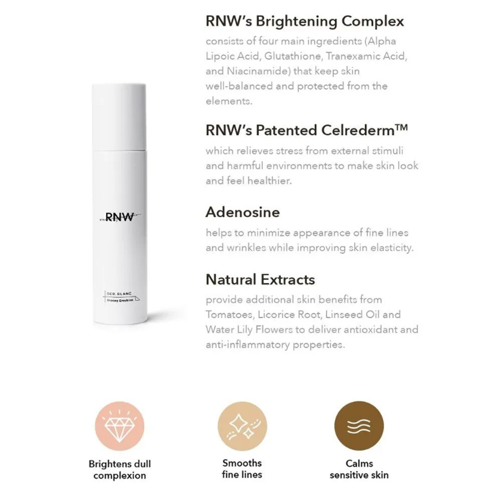 RNW DER. BLANC Shining Emulsion 125ml - KLO
