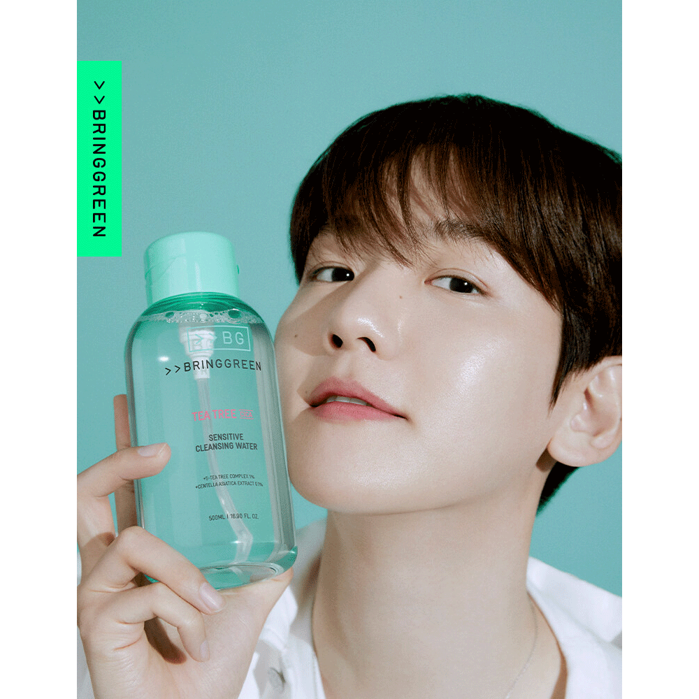 BRING GREEN Tea Tree Cica Sensitive Cleansing Water 500ml - KLO