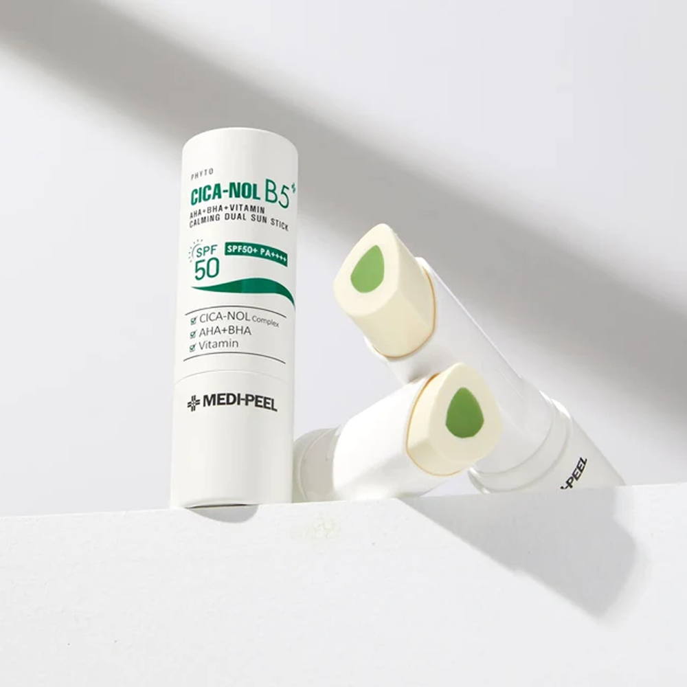 MEDI-PEEL Phyto Cica-nol B5 AHA BHA Vitamin Calming Dual Sun Stick SPF50+ PA++++ 9.5g - KLO