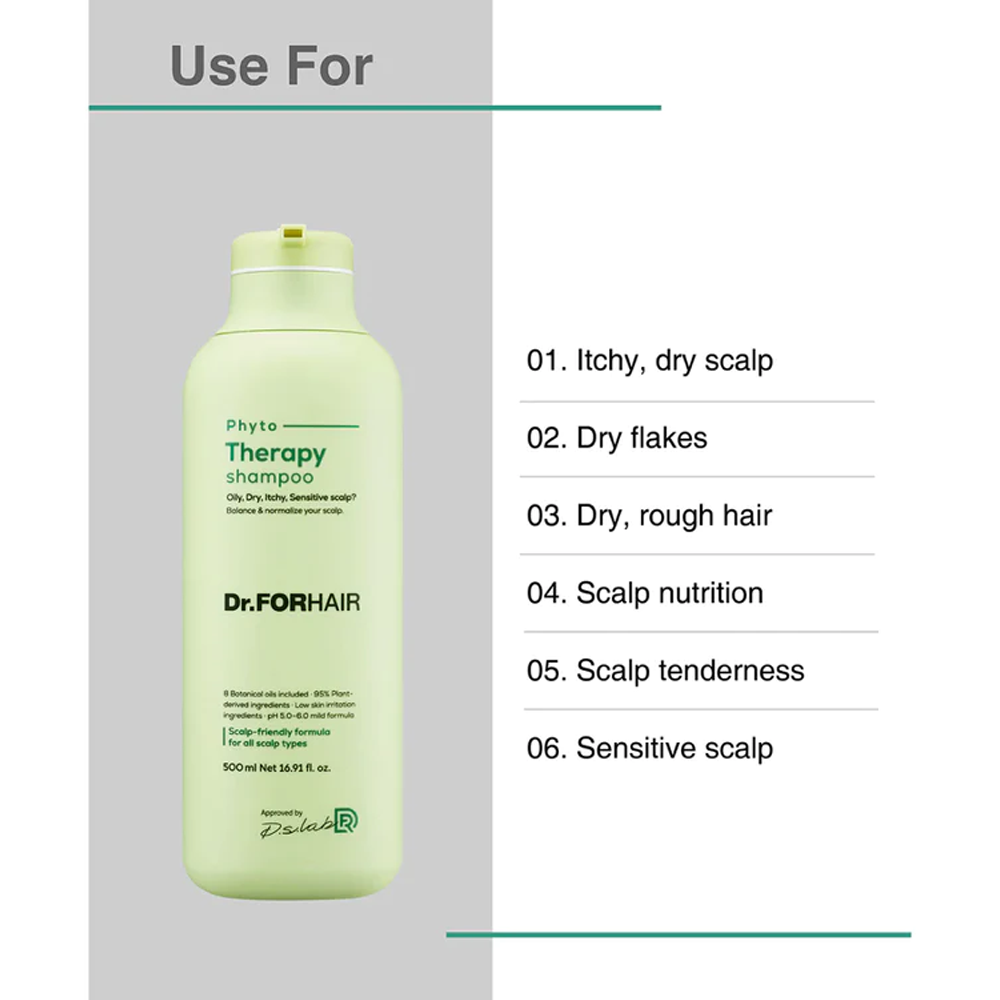 Dr.FORHAIR Phyto Therapy Shampoo 500ml(23AD) - KLO