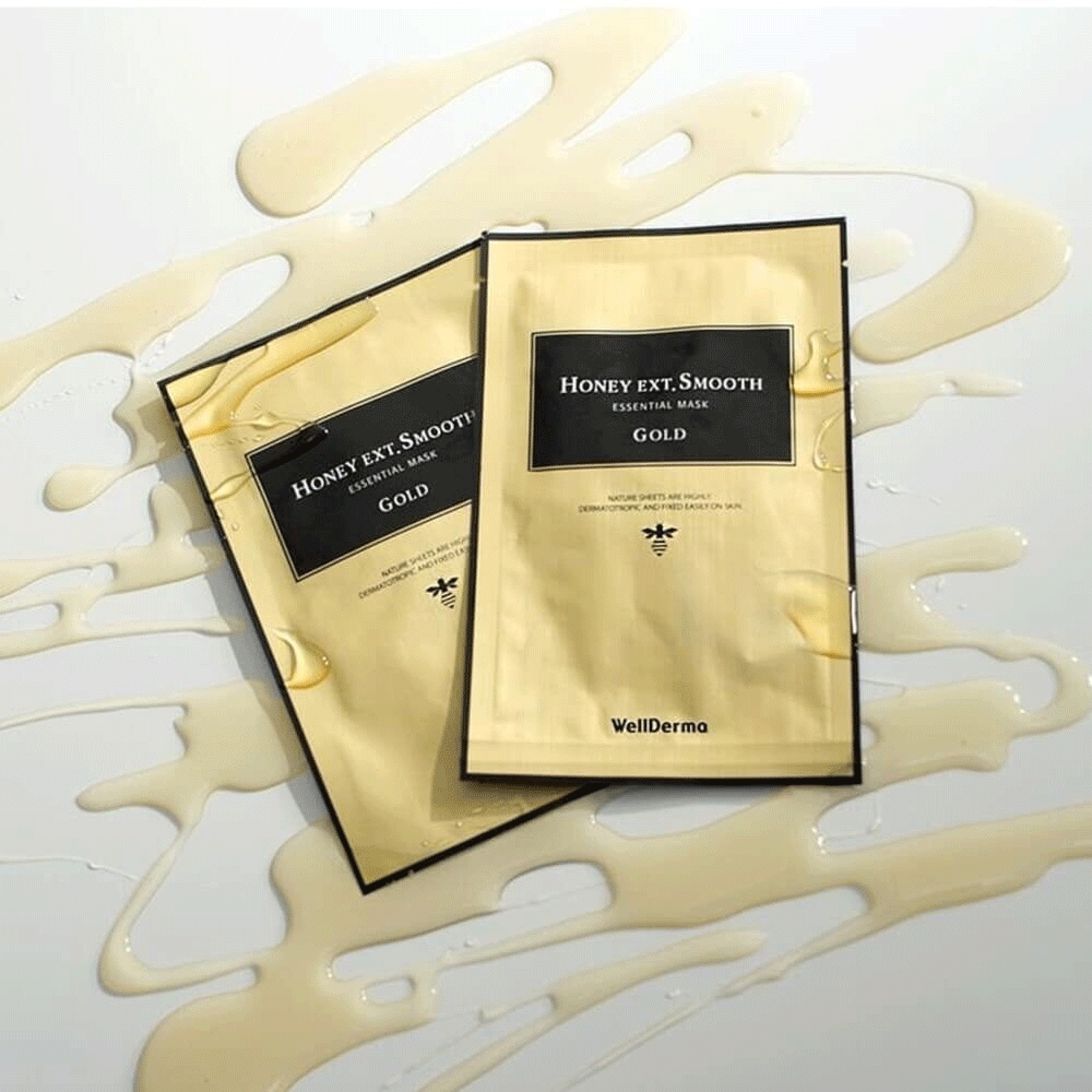 (NEWA) WellDerma Honey Ext. Smooth Essential Mask 25ml *10 pcs - KLO