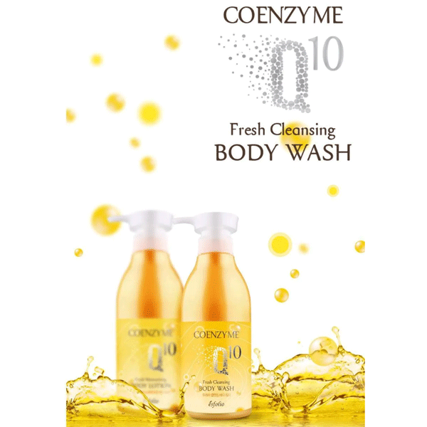 esfolio Coenzyme Q10 Fresh Cleansing Body Wash 500ml - KLO