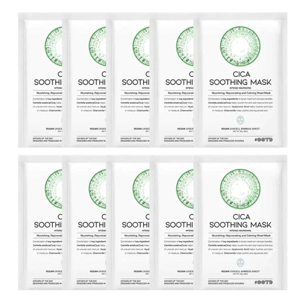 OOTD Cica Soothing Mask 25g *10ea - KLO
