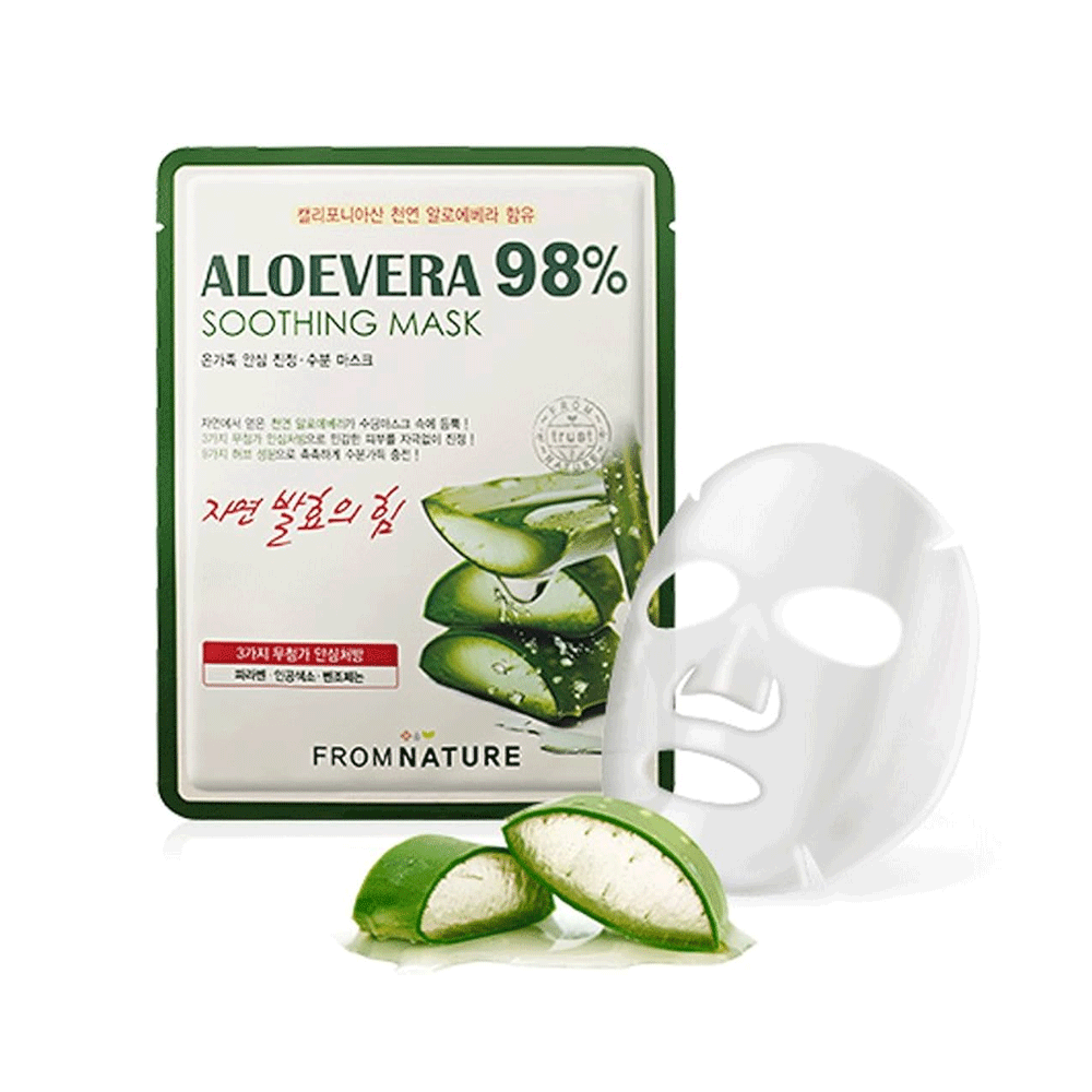Fromnature Aloe Vera, 98% Soothing Beauty Mask - KLO