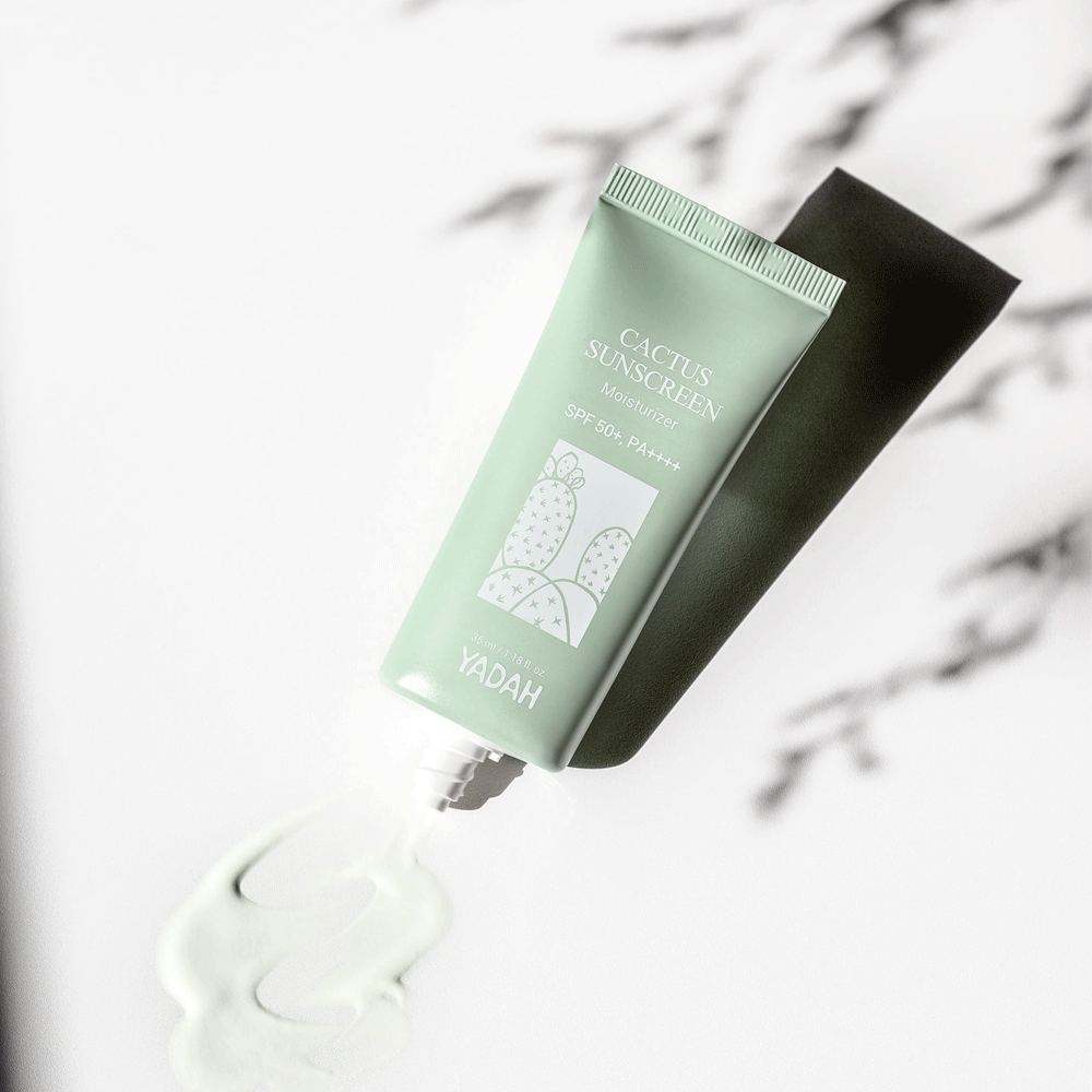 (NEWA) YADAH Cactus Sunscreen SPF50+ PA++++ 35ml - KLO