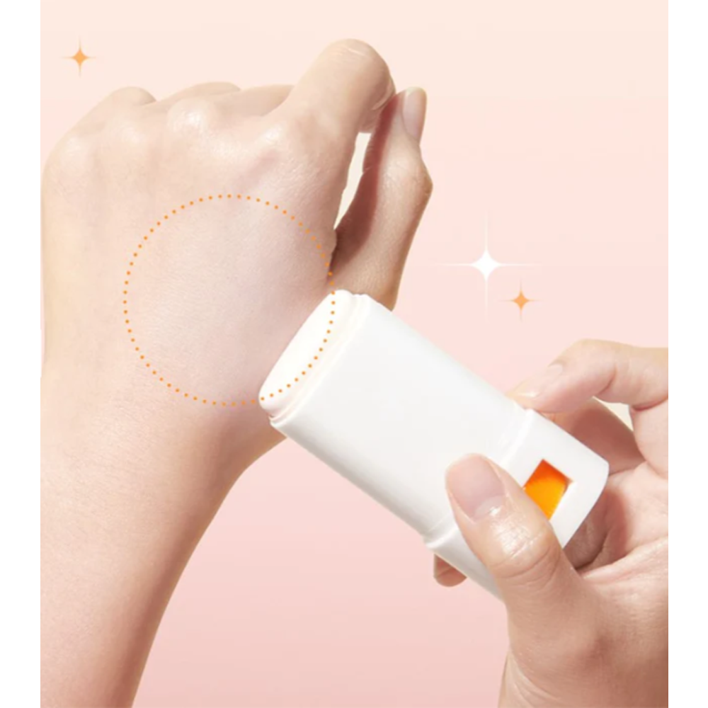 Dr.G Brightening Tone Up Sun Stick - A tone-up sun stick that brightens skin tone is a convenient skincare product that combines sun protection with brightening effects.