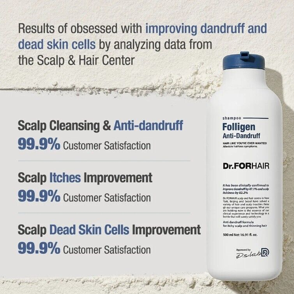 Dr.FORHAIR Folligen Anti-Dandruff Shampoo 500ml - KLO