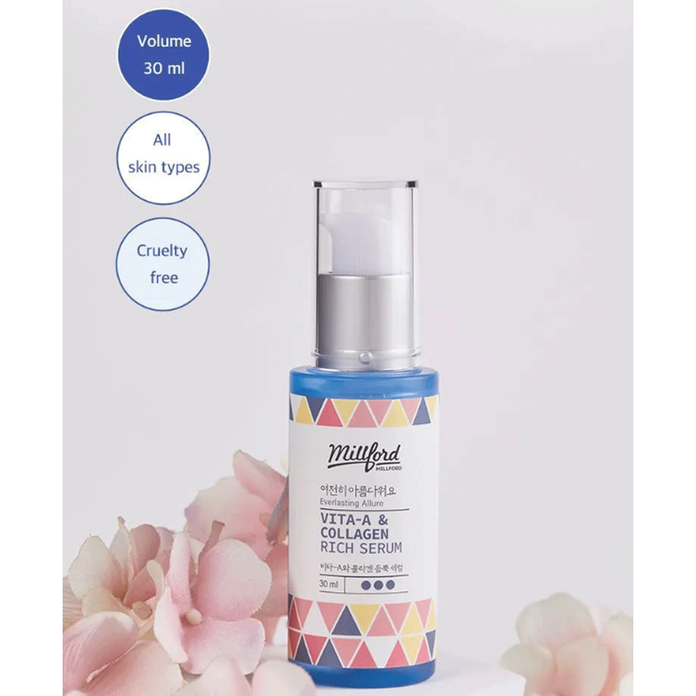 Millford Vita A & Collagen Rich Serum 30ml - KLO