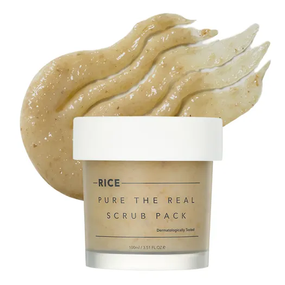 THANK YOU FARMER Rice Pure The Real Scrub Pack 100ml - KLO