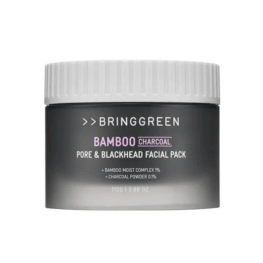 BRING GREEN Bamboo Charcoal Pore & Black Head Facial Pack 110g - DODOSKIN