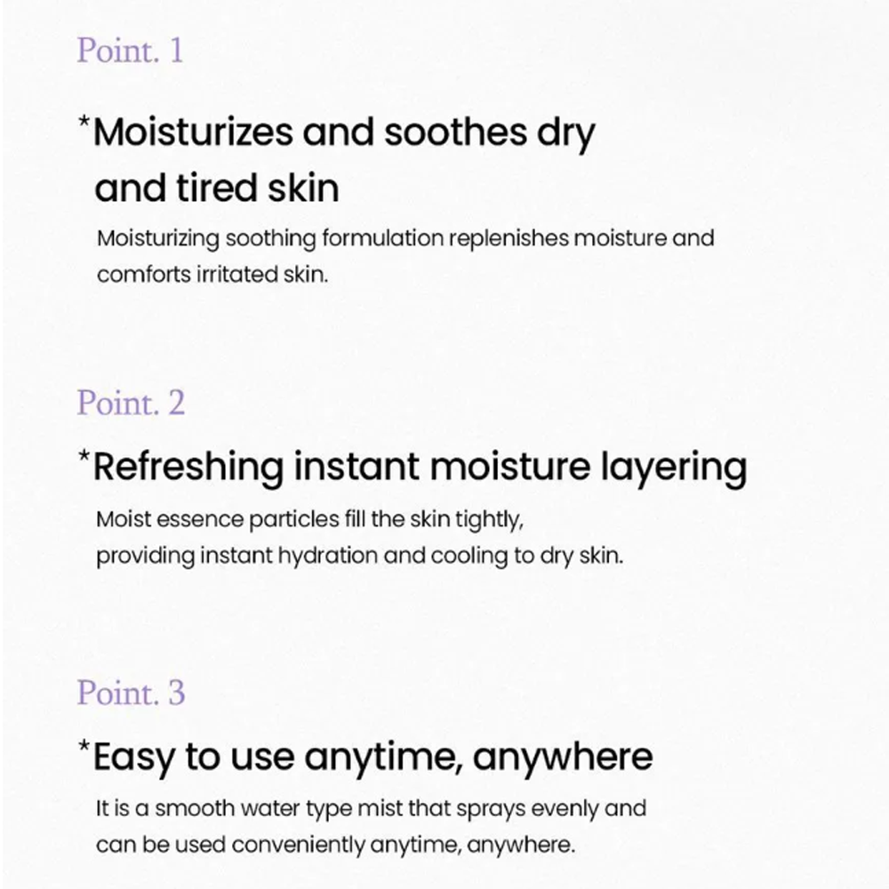 RNW DER. MOISTAY SOOTHING Facial Mist 100ml - KLO