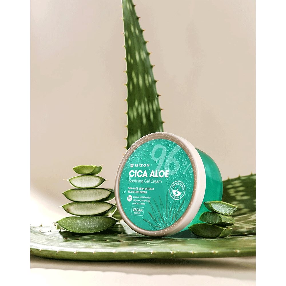 MIZON Cica Aloe 96% Soothing Gel Cream 300g - KLO