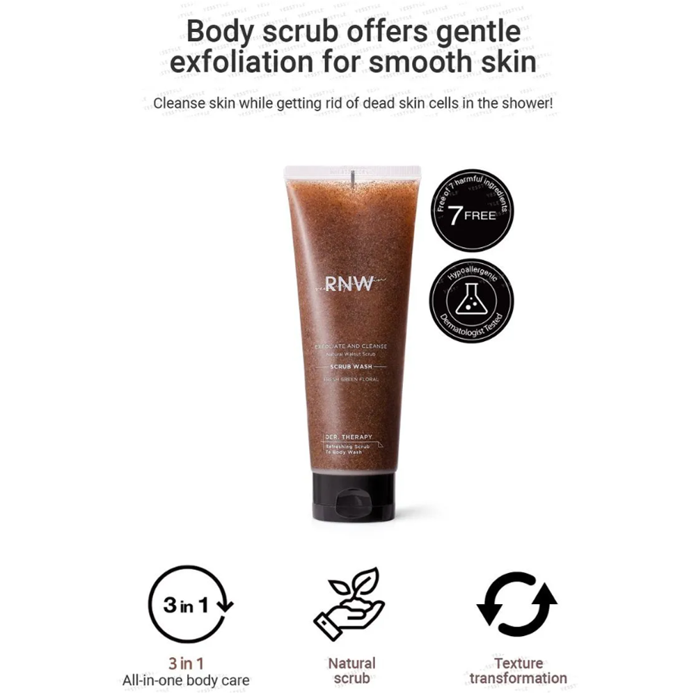 RNW DER. THERAPY Refreshing Scrub To Body Wash 230ml - DODOSKIN