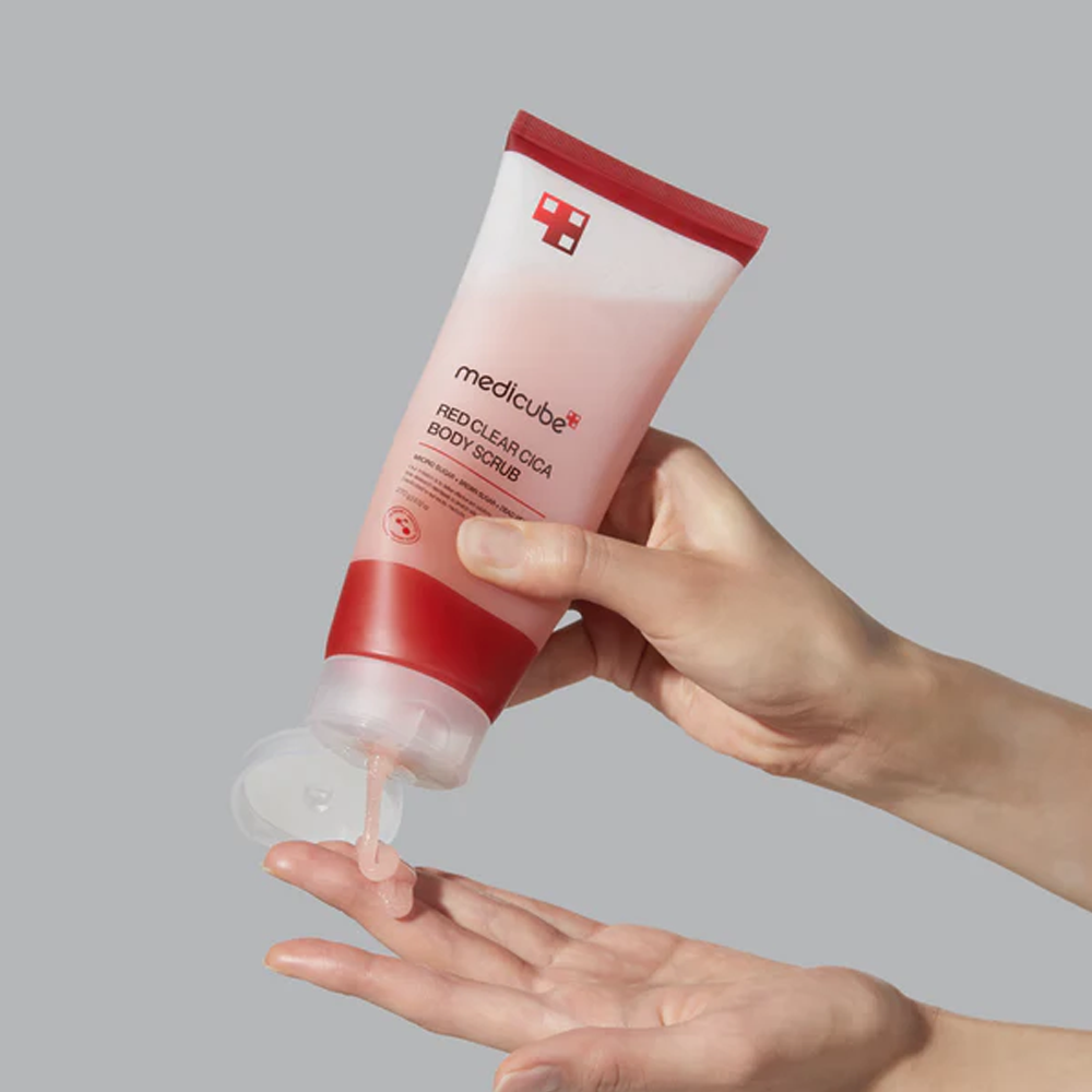 MEDICUBE Red Clear Cica Body Scrub 200g - DODOSKIN