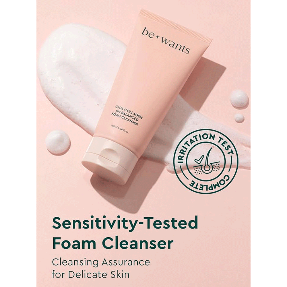 Bewants Cica pH Balanced Foam Cleanser 180ml - KLO