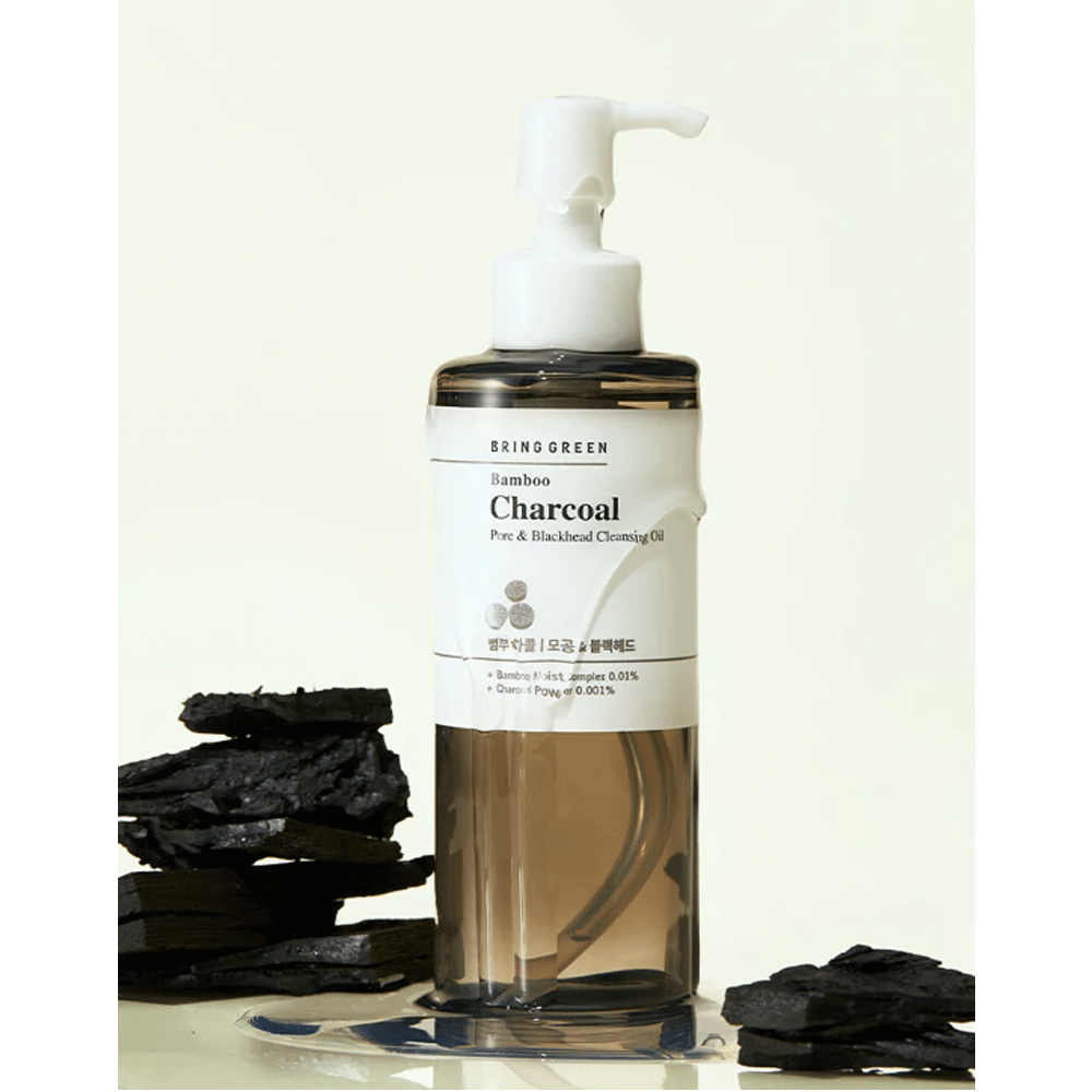 BRING GREEN Bamboo Charcoal Pore & Blackhead Cleansing Oil 200ml - DODOSKIN