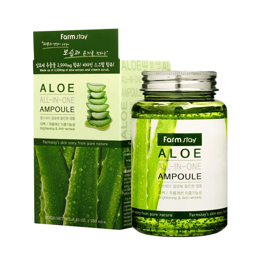 Farmstay Aloe All-In One Ampoule 250ml - KLO