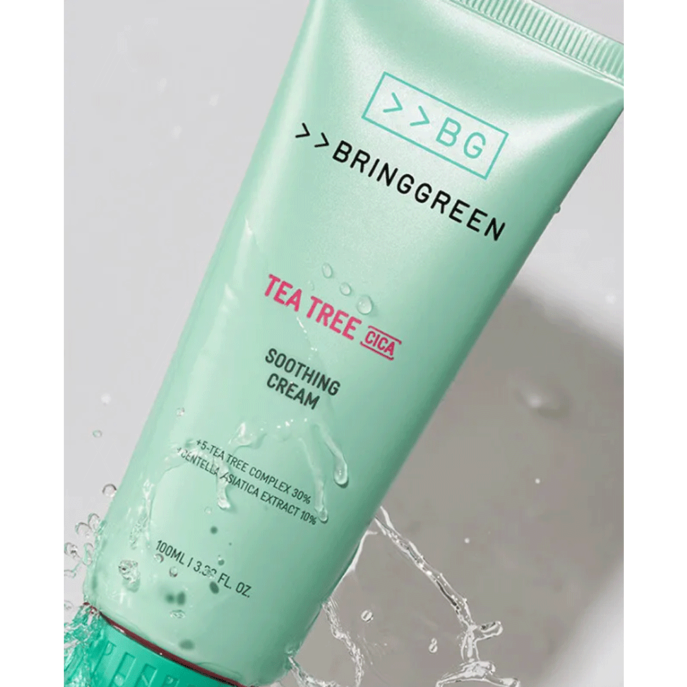 BRING GREEN Tea Tree Cica Soothing Cream 100ml - KLO