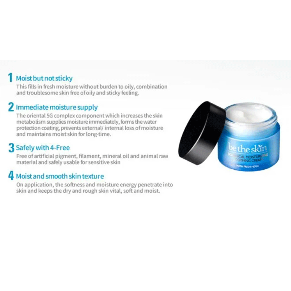 be the skin Botanical Moisturizing Soothing Cream 50ml - KLO