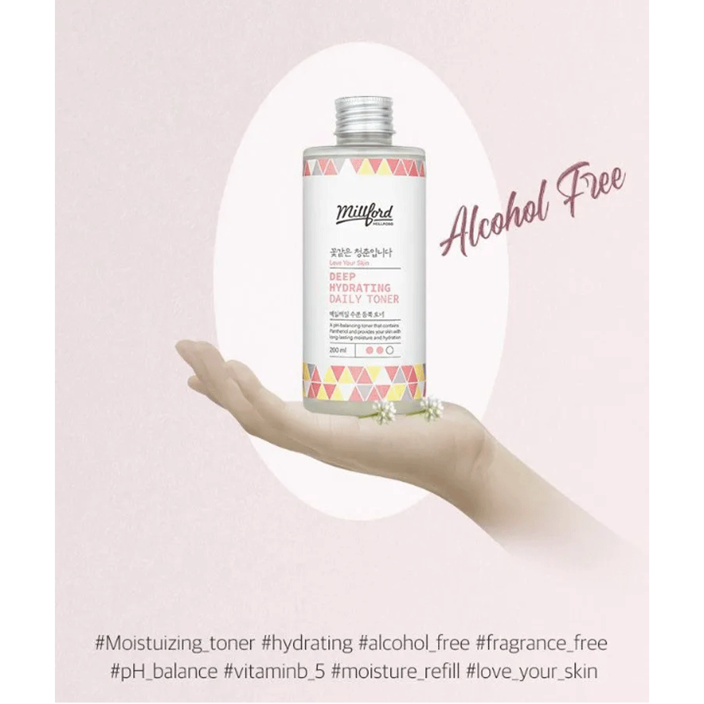 Millford Deep Hydrating Daily Toner 200ml - KLO