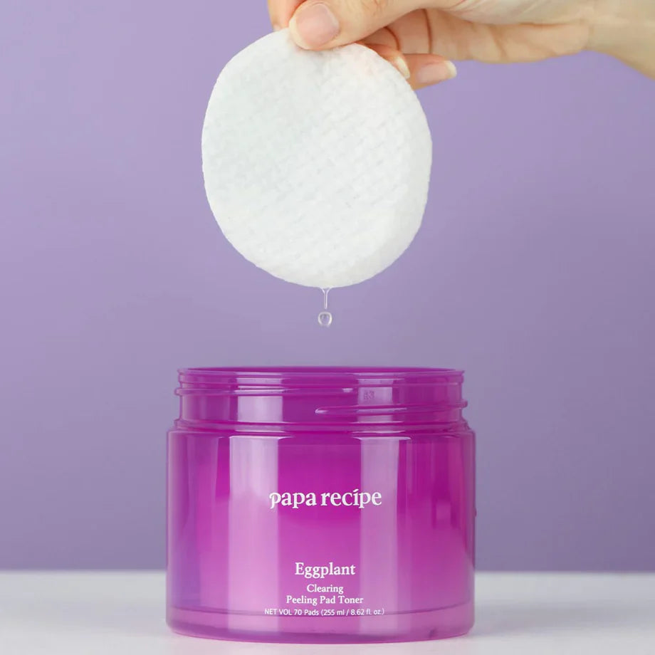 Papa Recipe Eggplant Clearing Peeling Pad Toner 70pads (22AD) - KLO