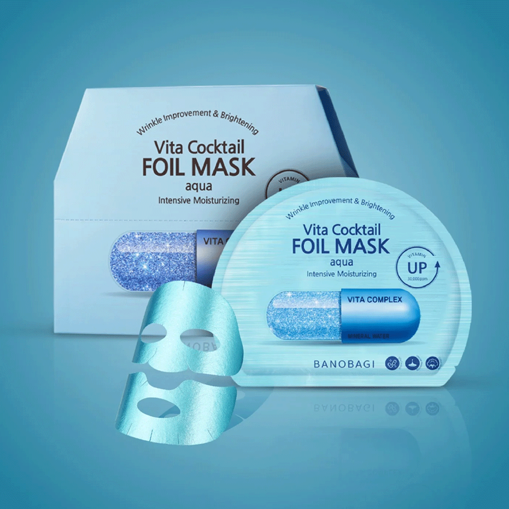 BANOBAGI Vita Cocktail Foil Mask #Aqua 30g * 10e - KLO