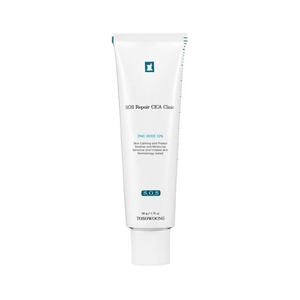 TOSOWOONG SOS Repair Cica Clinic Zinc Oxide 10% Cream 50g - DODOSKIN