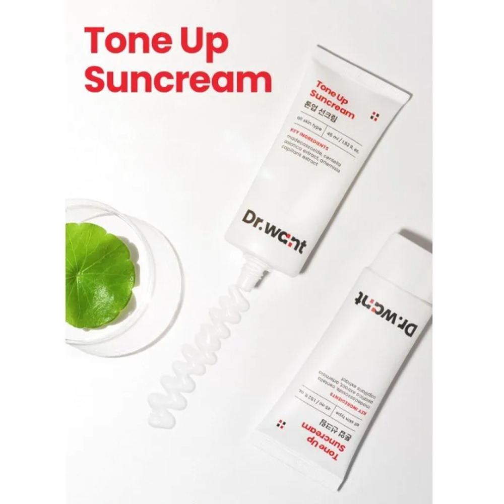 Dr.want Tone Up Suncream SPF50++ PA++++ 45ml - KLO