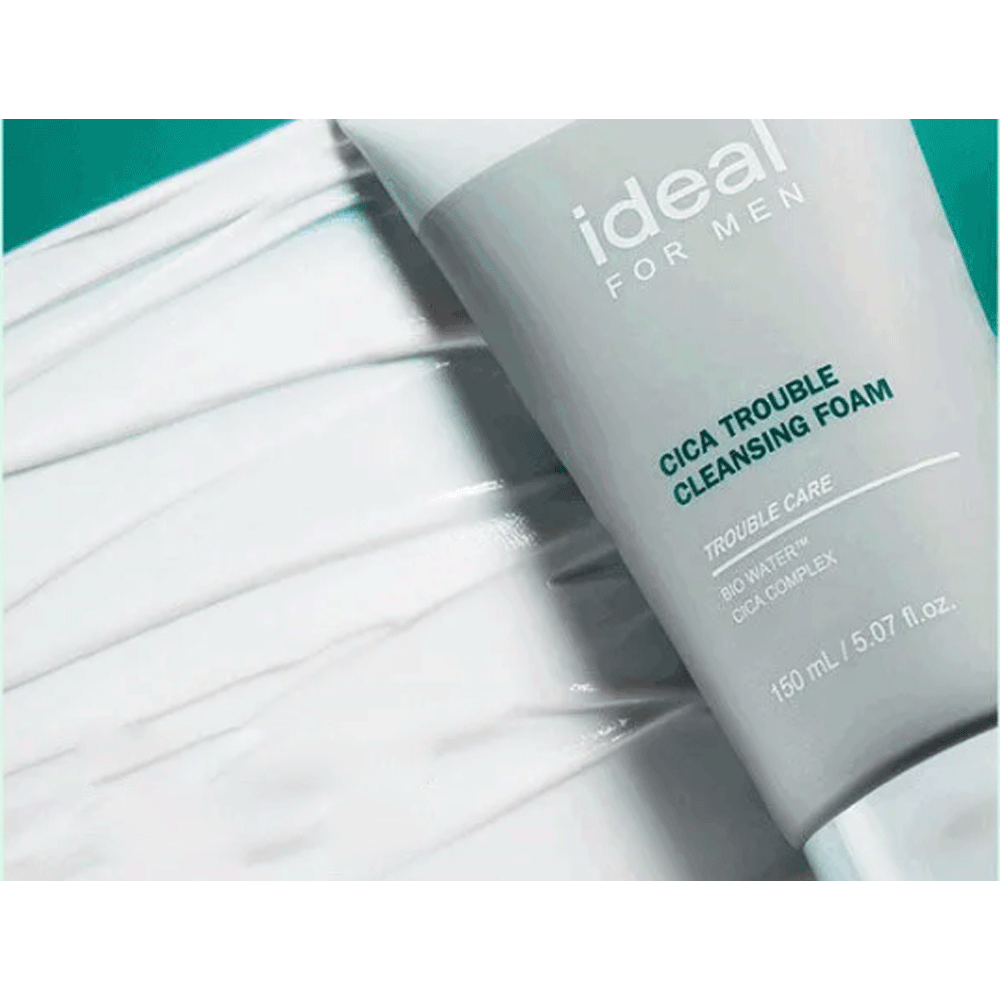 IDEAL FOR MEN Cica Trouble Cleansing Foam 150ml - KLO